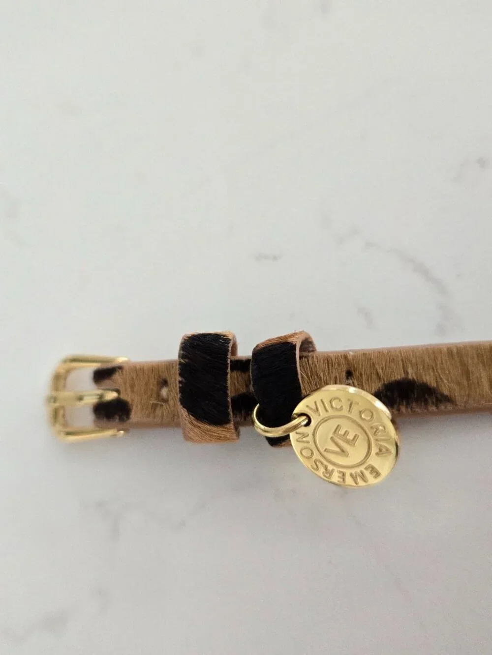 Victoria Emerson Leopard Print Wrap Bracelet